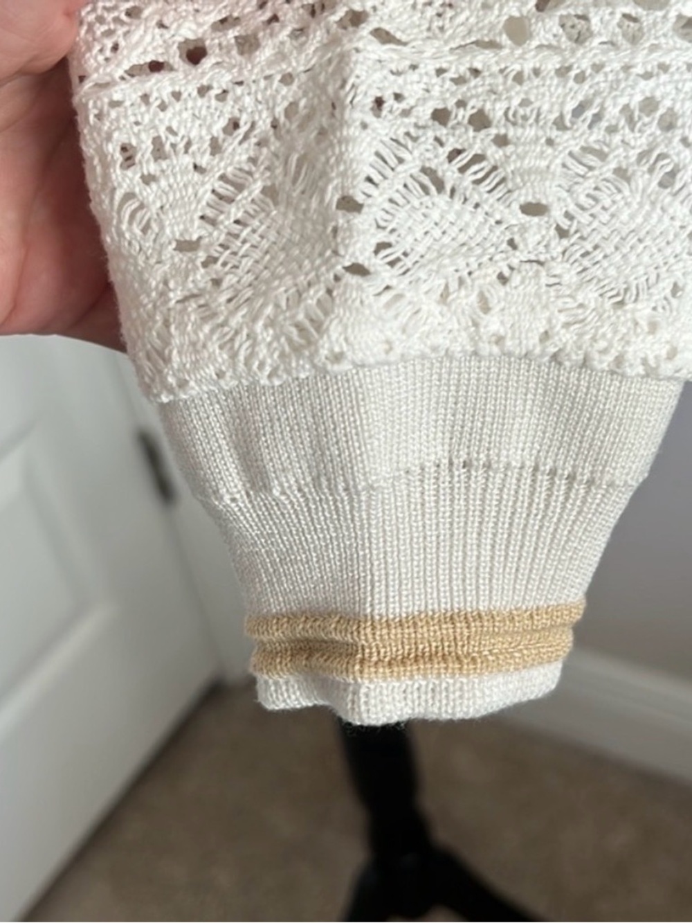 Chelsea & Theodore lace bomber jacket - Picture 7 of 13